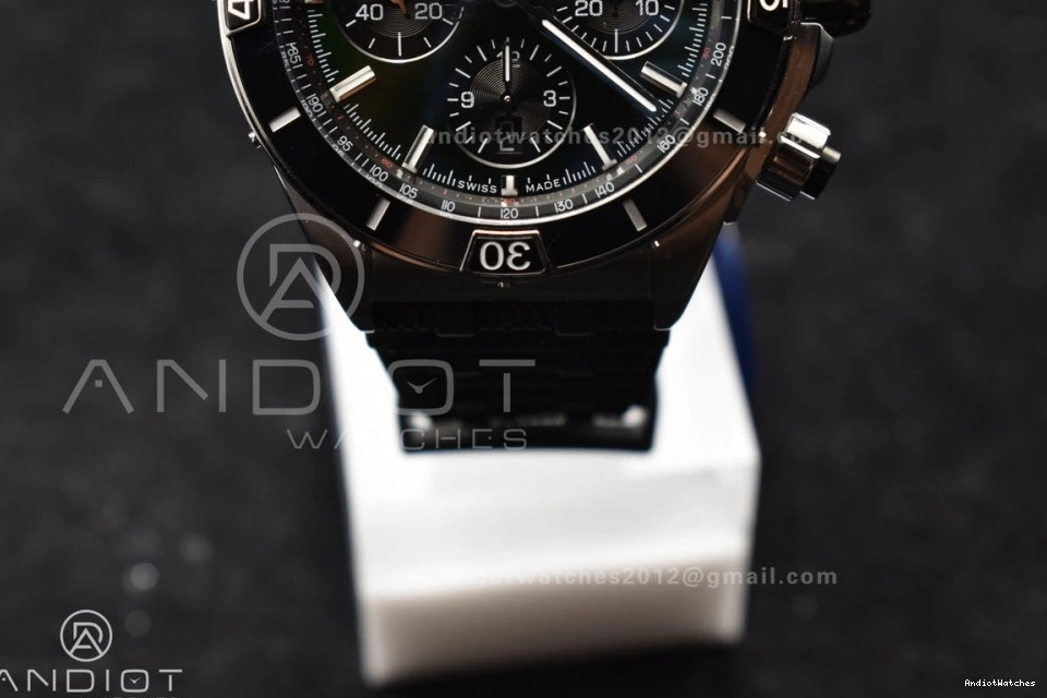 536 B01 44mm Robber SS Edition Bracelet A On 1:1 Best Chronomat Green BLSF Colorful Dial 0828